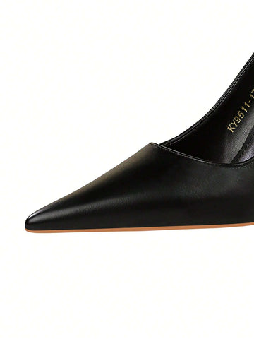 Point Toe Ultra High Heeled Courts