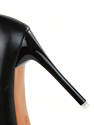 Point Toe Ultra High Heeled Courts