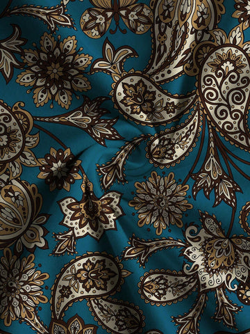 Polina Brazil Paisley Flower, Floral, Elegant, Resort Style Women Bodycon Cami Dress, Suitable For All Seasons