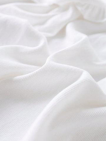 Young Girls Academy Style White Lace Trim Loose Long Sleeve Blouse Back To School Season