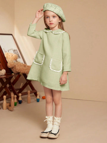 PrepCrw Young Girls Elegant French Glamorous Dress