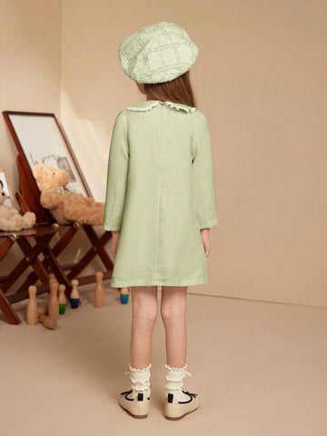 PrepCrw Young Girls Elegant French Glamorous Dress