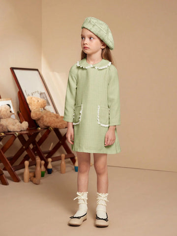 PrepCrw Young Girls Elegant French Glamorous Dress