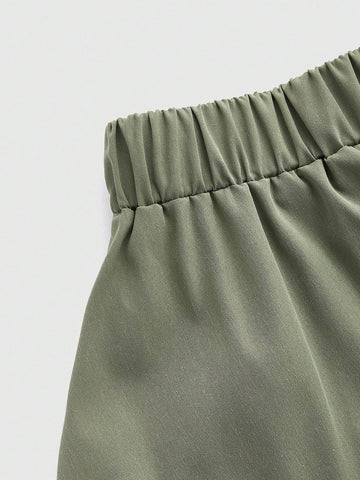 ROMWE Fairycore Flower Embroidery Asymmetric Lace Hem Skirt