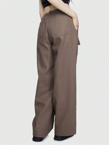 ROMWE Grunge Punk Ultra Low-Waist Women'S Cargo Pants