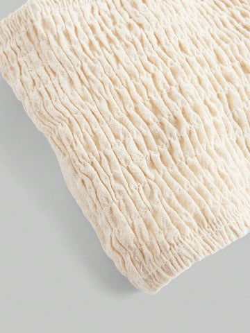 ROMWE Hippie Holiday Style Sun Embroidery Twist Knot Design Women's Tank Top And Shorts 2-Piece Set