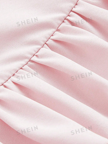 ROMWE Kawaii Women's Multi-Layer Ruffle Hem Skorts