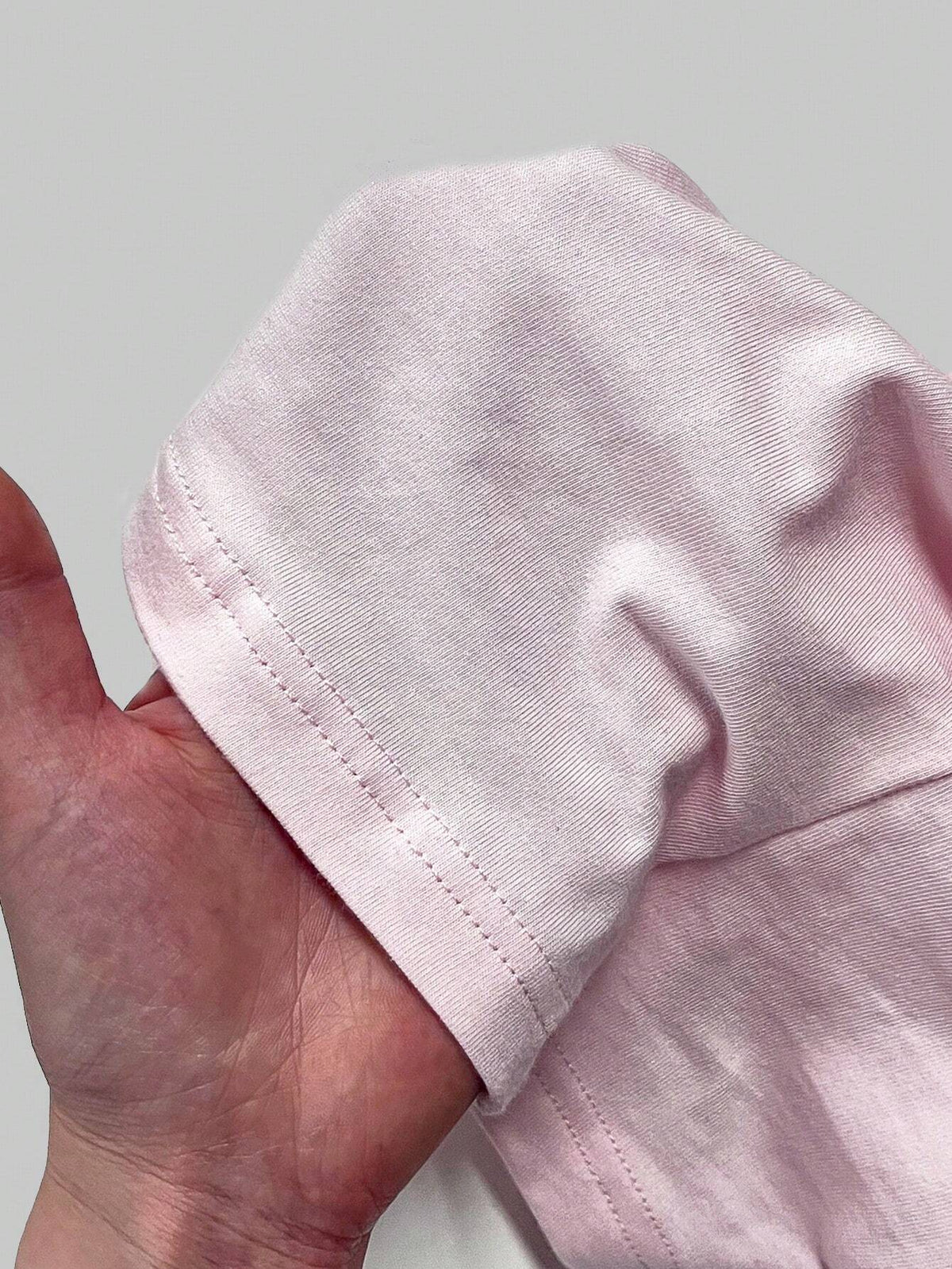 ROMWE Kawaii Women's Summer Off-Shoulder Rabbit & Bowknot Towel Embroidery Short Sleeve T-Shirt