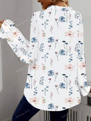 Regular Women Floral Print Blouse