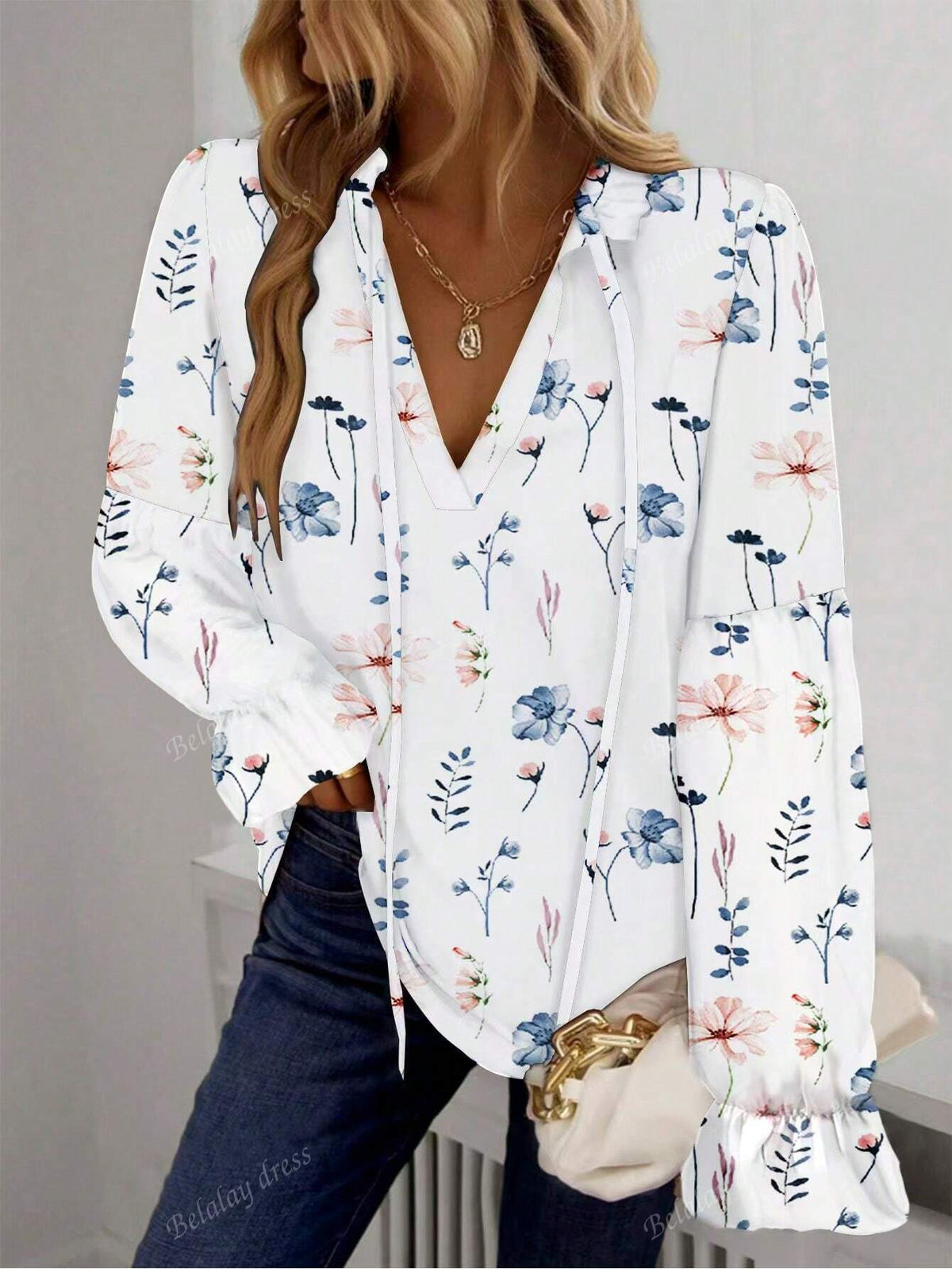 Regular Women Floral Print Blouse