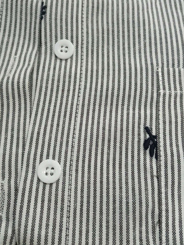 Roll Tab Sleeve High Low Blouse