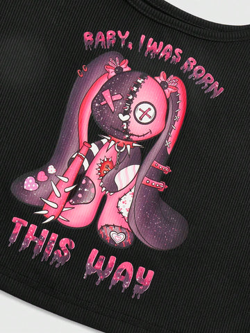 Rosie ROMWE Avant Women's Summer Casual Printed Sleeveless Top And Shorts Set