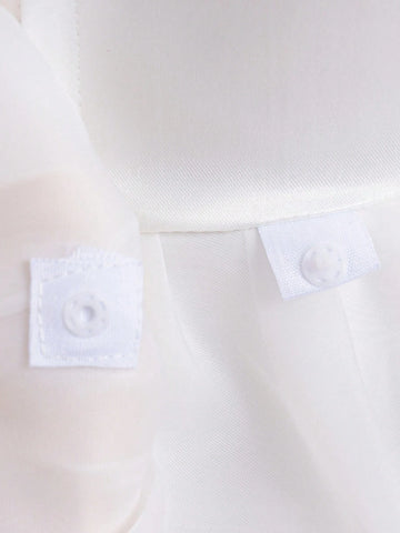 Round Neck Sleeveless Zipper Back Bow Decor Flower Girls Pageant Princess Dress For Children