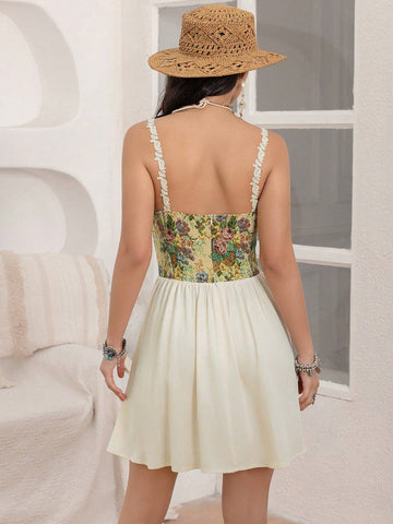 Rusttydustty Bohemian Elegant Casual Strapless Maxi Dress