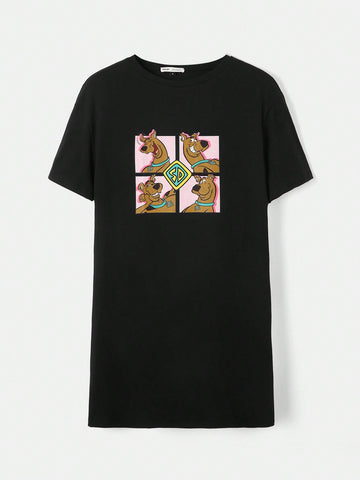 SCOOBY-DOO Cartoon Graphic Tee Dress