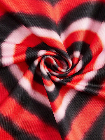 Kidcore Valentine Love Print Tank Dress