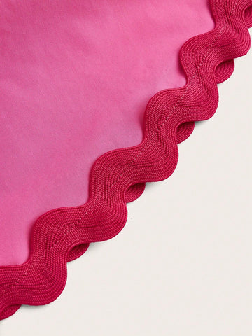 Quirky Fun Dopamine Pink Ruffle Valentines Clothes Pink Summer Skirt