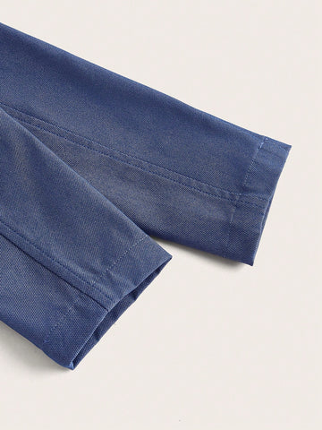 Square Neck Button Front Crop Blouse