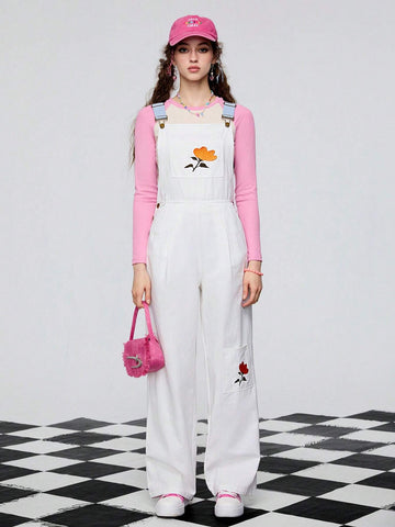 Women's Summer White Jump Suit