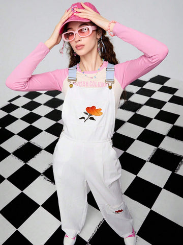 Women's Summer White Jump Suit