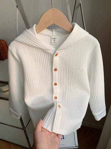 1pc Young Boys Casual Hoodie Shirt, Comfortable, Fashionable, Versatile, Soft & Breathable Fabric