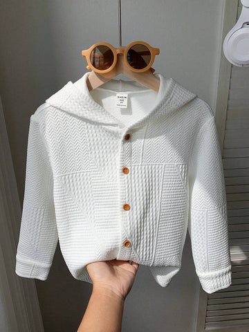1pc Young Boys Casual Hoodie Shirt, Comfortable, Fashionable, Versatile, Soft & Breathable Fabric