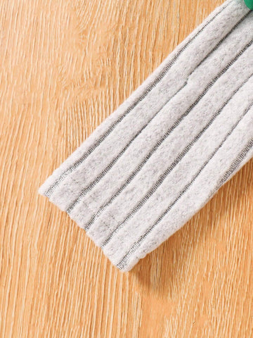 2pcs/Set Girls' Casual Solid Color Ruffle Trim Long Sleeve Dress & Colorful Heart Print Ruffle Trim Dress, New Arrival Autumn