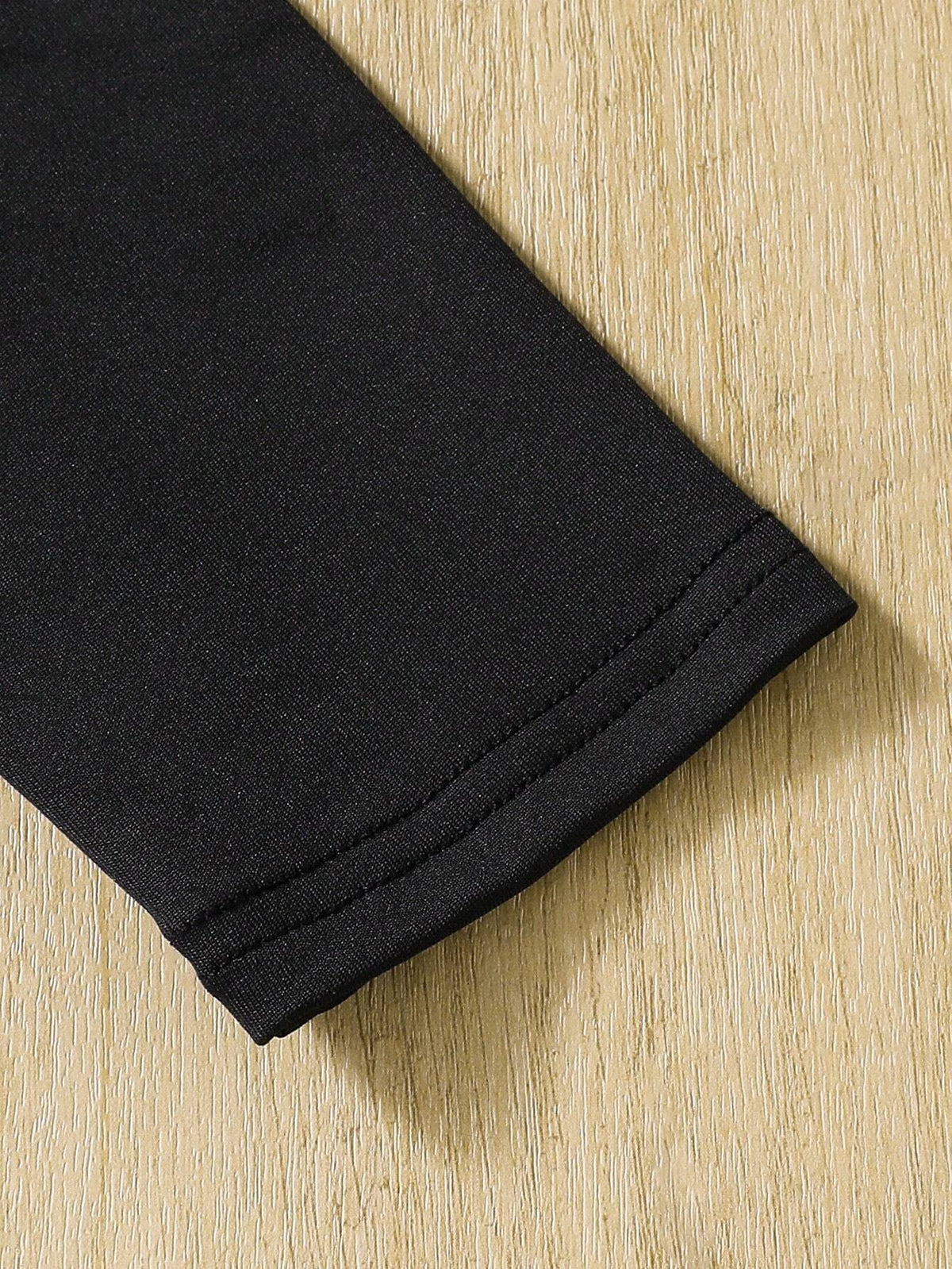 2pcs/Set Girls Fashionable Leopard Print, Metal Glitter Patchwork, Gradient Metallic Pink Color Block Knit Casual Tracksuit