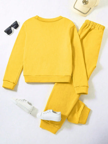 2pcs Set Lovely Girl Casual School Style