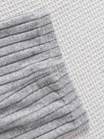 SHEIN 4pcs Young Girl Cute Cartoon Embroidery Stand Collar Long Sleeve T-Shirt & Lounge Pants Pajama Set, Snug Fit, Soft & Warm For Autumn/Winter