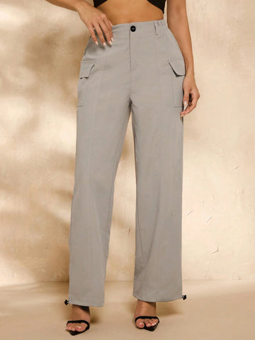 BAE Adjustable Wide Leg Cargo Pants