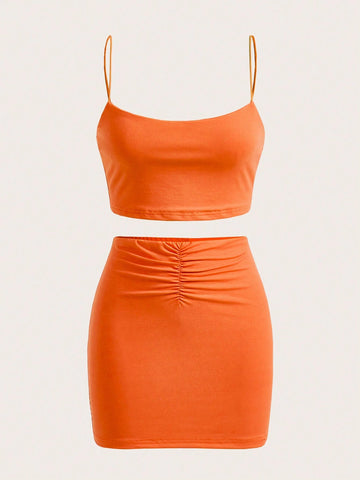 Multi-Pack Solid Color Bodycon Cami Dress For Summer