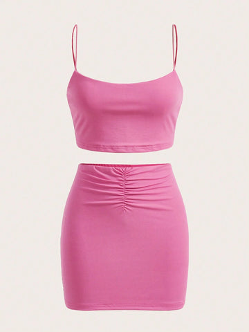 Multi-Pack Solid Color Bodycon Cami Dress For Summer