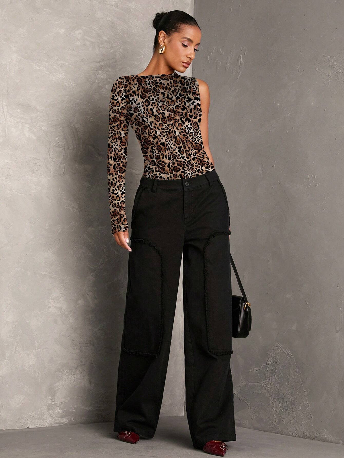 Solid Color Casual Backless Long Sleeve Bodysuit, Elegant For Dating, Shiny Party, Minimalist