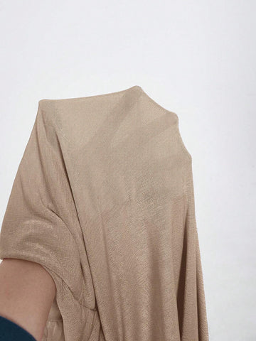 Solid Color Pleated Fish Tail Hem Cami Dress