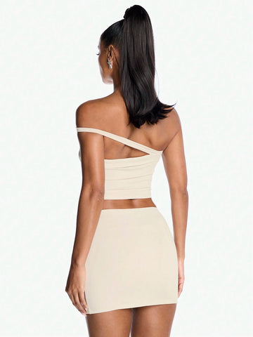 Summer Shoulder Straps, Multiple Ways To Wear, Tight And Sexy Women's Two-Piece Set