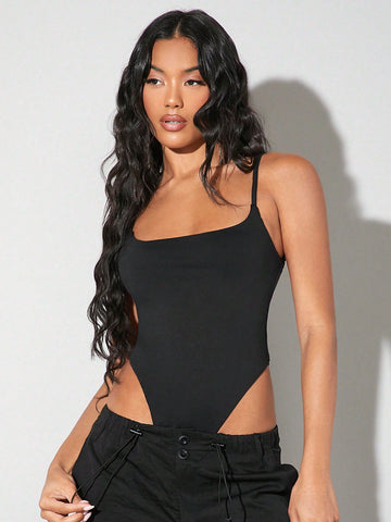 Women'S Cross Back Strap Bodysuit