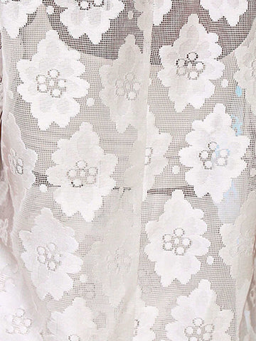 Women Beach Vacation Solid Color Lace Short Sleeve Open Front Top And Loose Shorts Set