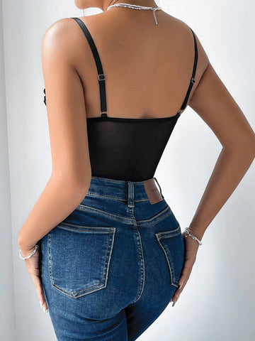 Women's Frill Edge Cami Bodysuit
