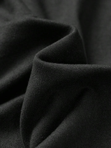 3pcs/Pack Solid Color Knitted Long Sleeve Slim Fit Turtleneck Mini Dress For Women