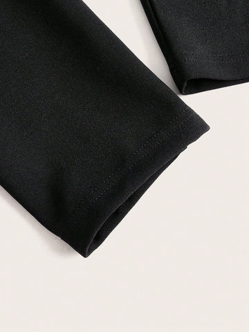 Button-Embellished Wrap Neck Jumpsuit