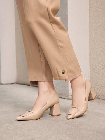 Ladies' Fashion High Heel Single Shoes Vacation Shoes Summer Sale