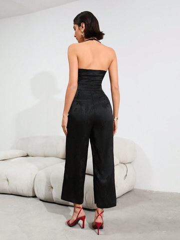 Random Printed Jumpsuit Pants