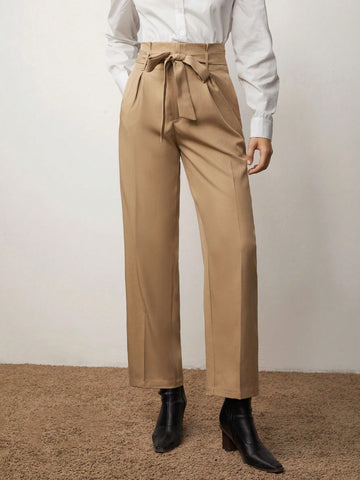 BIZwear Solid Slant Pocket Pants Without Belt