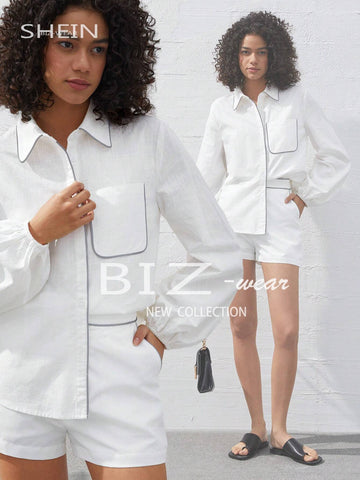 BIZwear Women'S Casual Shorts With Pockets