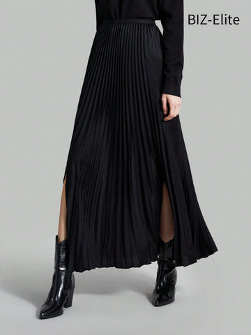 BIZwear Women'S Pleated Skirt