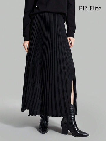 BIZwear Women'S Pleated Skirt