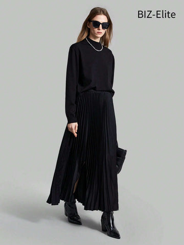 BIZwear Women'S Pleated Skirt