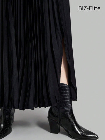 BIZwear Women'S Pleated Skirt