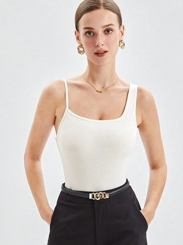 Women'S Solid Color Bodysuit